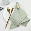 100% Cotton Linen Folded Flower Napkin for Kitchen, Hotel, and Western Restaurant Décor