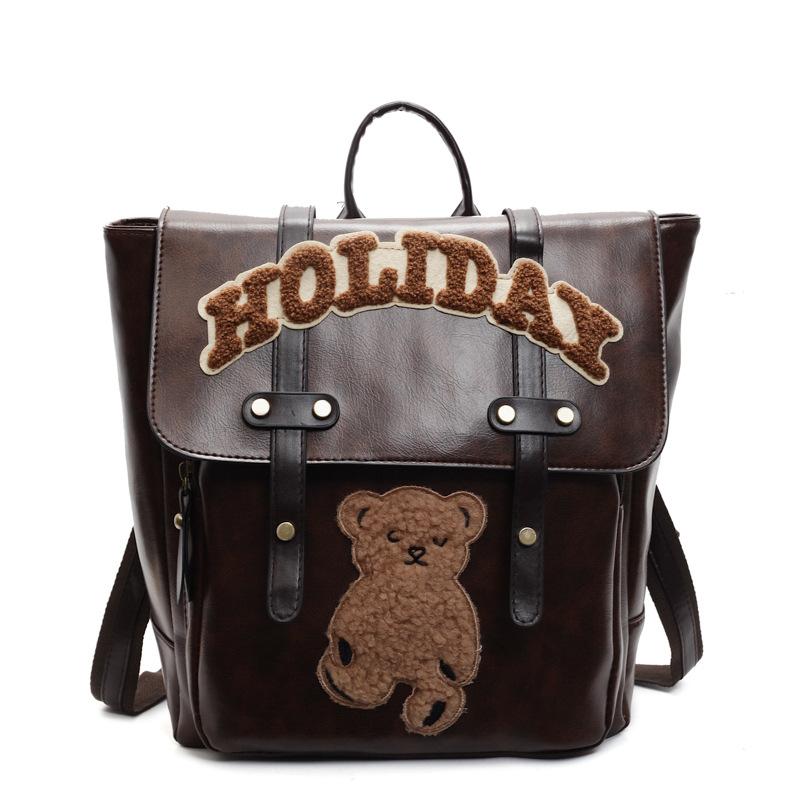 Vintage Backpack Commuter Backpack Student School Bag