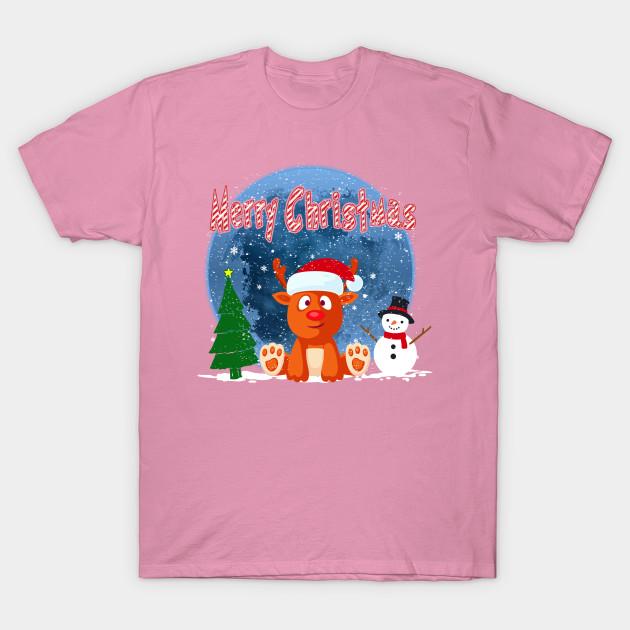 T Shirt Women Merry Christmas Reindeer Xmas Gifts Harajuku Print Kawaii Tshirt Summer Short Sleeve Female T-Shirt Top Tee