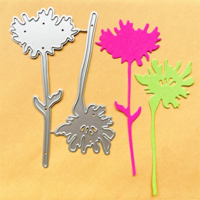 Leaf Flower Metal Cutting Dies DIY Craft Carbon Steel Embossing Template Stencil Scrapbooking for Card Die Cuts Mold