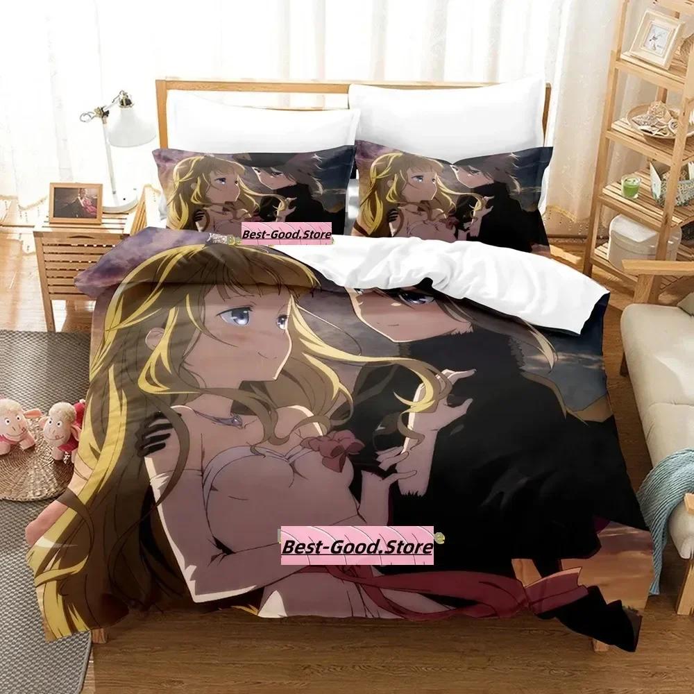 Princes Principal Beding Set Single Twin Ful Quen King-Sized Dimensionsd Dimensions Bed Linen Set Adult People Kid Bedrom Duvetcover Sets 3D Anime Bed