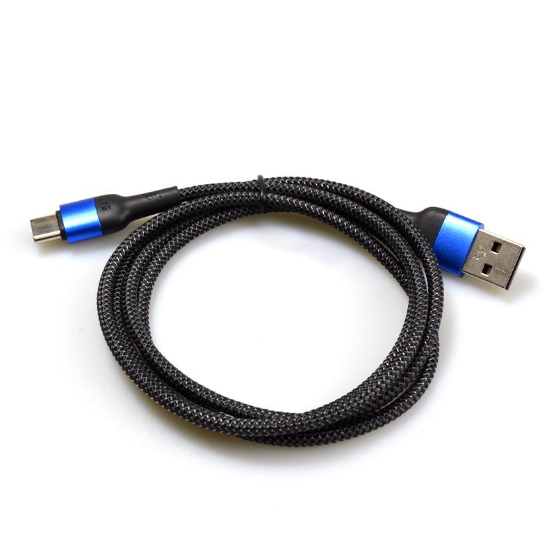 Nylon Material Super Fast Charging Data Transmission 480mbps USB Type C Data Cable 1 meter