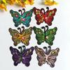 6Pcs/Set Colorful Butterfly Fowers Embroidered Patches Applique Clothing Patch Decoration