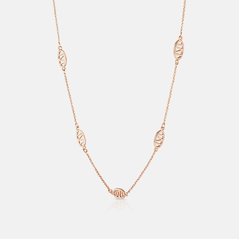 

Кільце Срібний Рожевий Намисто 42 см A223Sn1009Rpq .