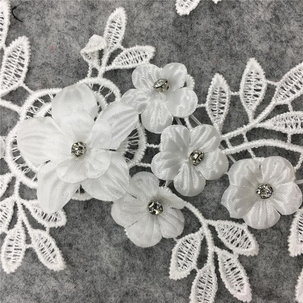 Bead Embroidery Hollow Lace Pair Flower Decoration Collar Diy Sewing Lace Collar Clothing Accessories