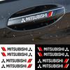 Car Styling Door Handle Reflective Stickers Vinyl Decoration For Mitsubishi Mirage G4 DV5