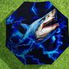 1pc Electric Shark Pattern Umbrella Design Automatic Opening and Closing Umbrella, High-quality Travel Umbrella,  C1128243
