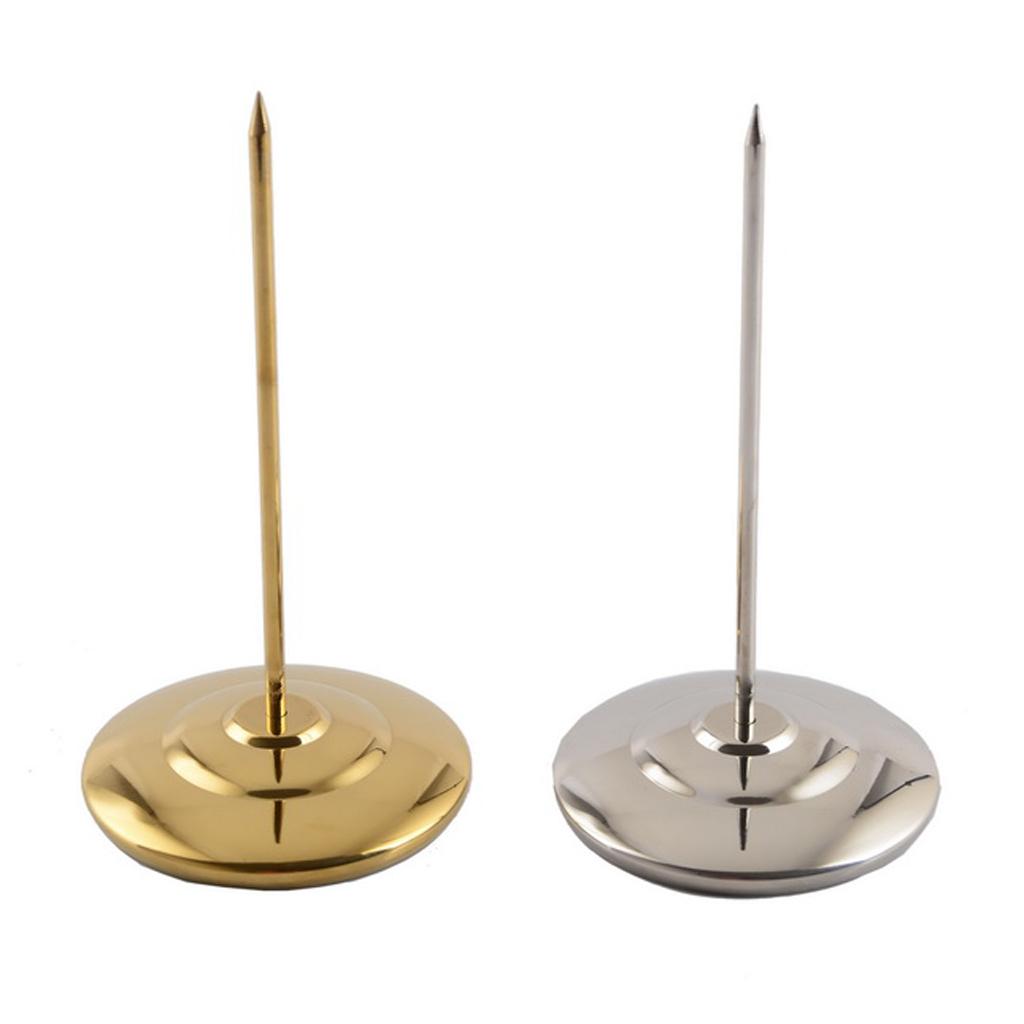 Spindle/Bill /Food Orders/Cafe/Restaurants 16cm 2 Colors - Gold, as described
