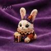 Kit Artigianato Patchwork Animali Amici di Halloween, Fai da Te Cucito Realizza 4 Kit Personaggi Adorabili, per Principianti Regalo Fatto a Mano Decorazione Festiva