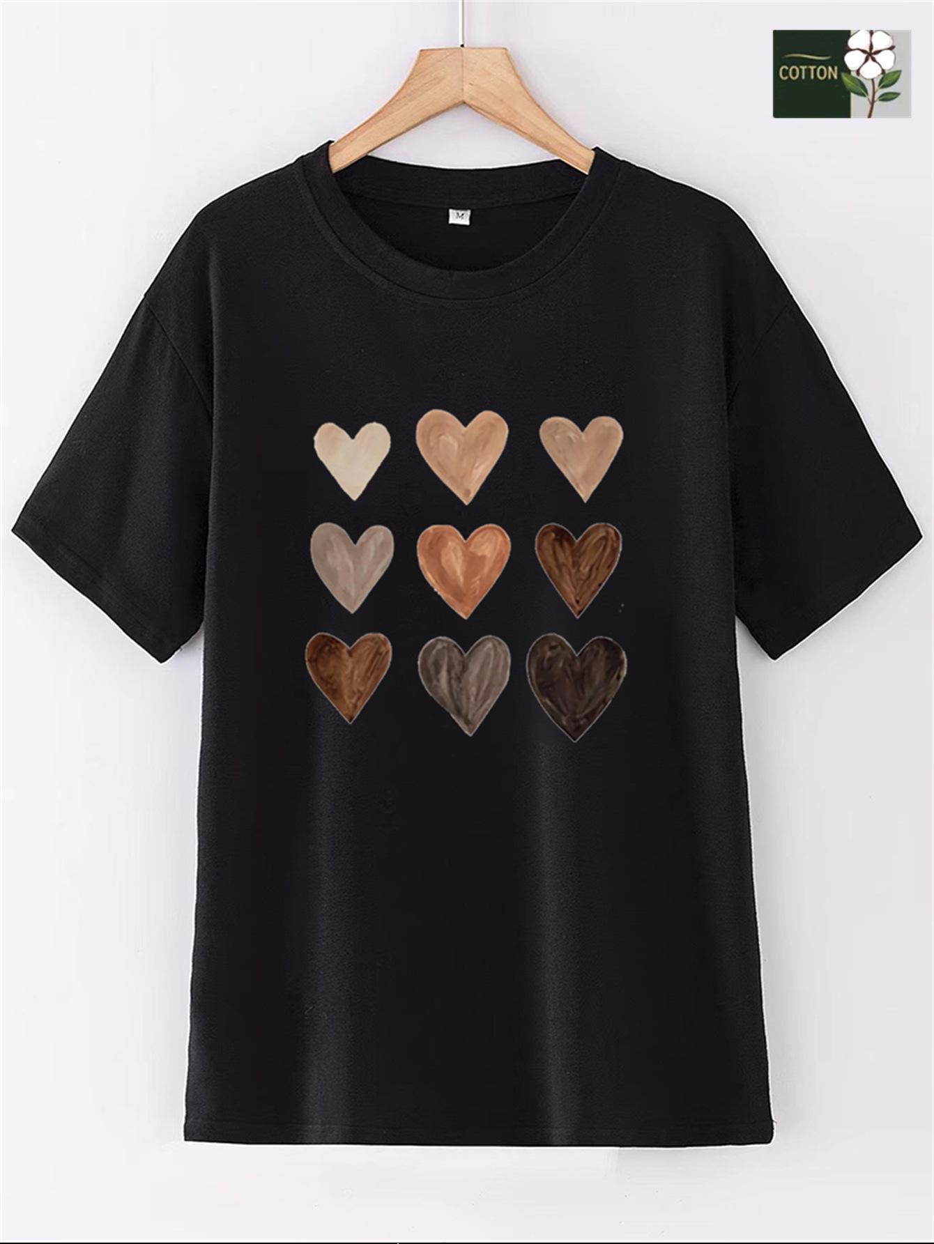 

Хлопковая женская футболка с коротким рукавом в европейском и американском стиле. Топ на День святого Патрика - Бесплатная доставка, Включает изображение. M