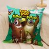 BBoonie BBears Cushion Cover Soft Plush Fabric DoubleSided Printed Sofa Cushion Cover for All Seasons Home Decor Gift