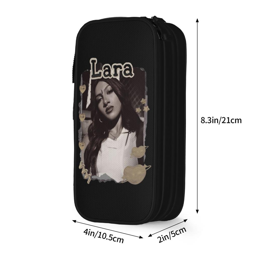 Lara Katseyes Kpop Girl Group Pencil Cases New Pen Box Bag Girls Boys Big Capacity Office Cosmetic Pencilcases