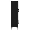 Highboard Black Oak Effect 69.5 x 31 x 115 cm Particle Board