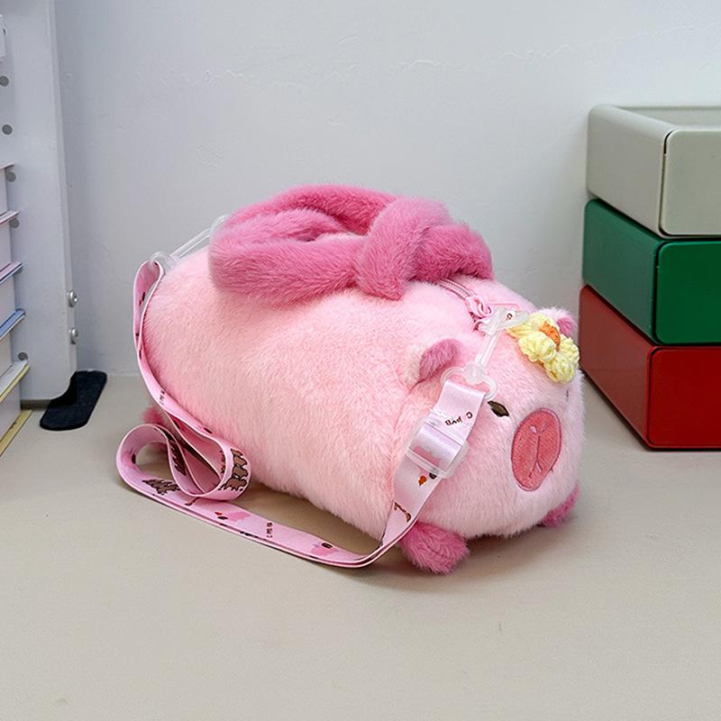 

Милая плюшевая Capibala Capybara Большая вместительная сумка-мессенджер с рисунком из мультфильма Портативная дорожная сумка розовый