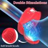 Vibrating Penis Cock Ring Male Erection Enhancing Massager Stretchy G-spot and Clitor Simulator Sex Toys