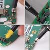 Cleqee Oscilloscope Probe P6100 1X 10X 100MHz DSO Coaxial BNC Connection Electronic Tool Measurement High Voltage Test Probe with Accessory Kit