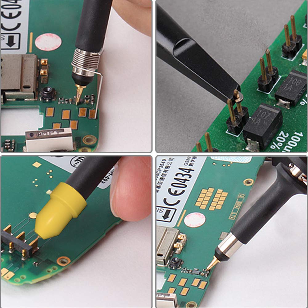 Cleqee Oscilloscope Probe P6100 1X 10X 100MHz DSO Coaxial BNC Connection Electronic Tool Measurement High Voltage Test Probe with Accessory Kit