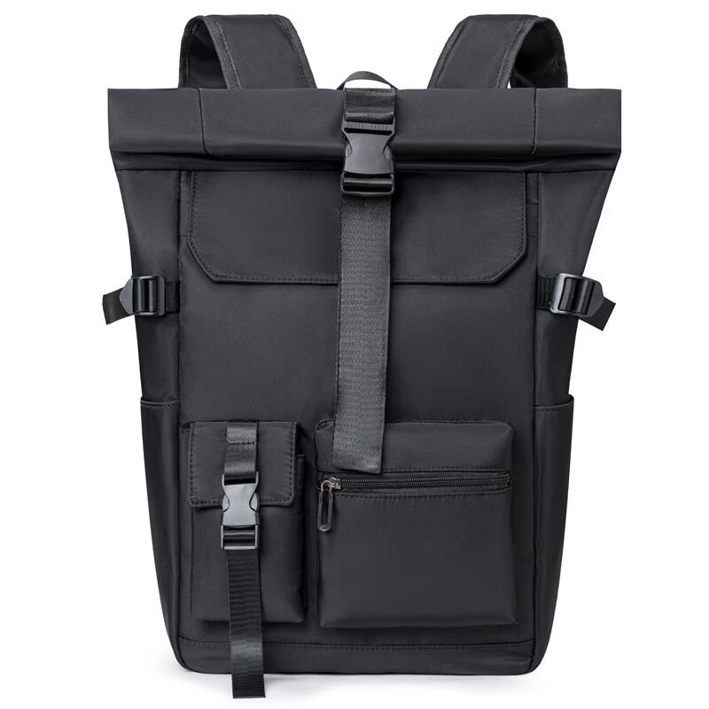 Li Shen Men's Roll-Top Travel Laptop Backpack