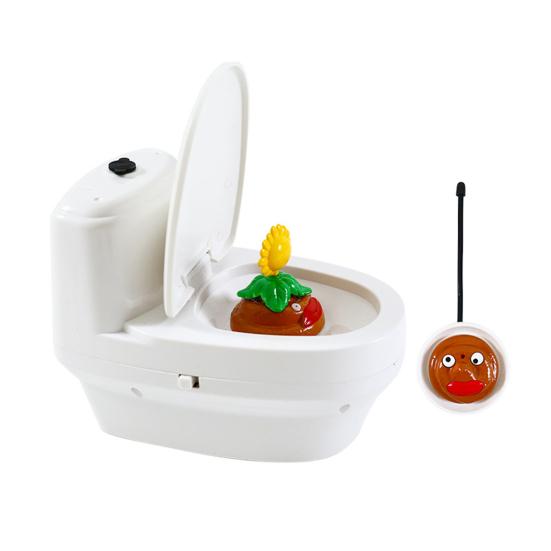

Toilet Water Spray Toy with Remote Control Interactive Water Squirter Prank Toy Halloween Party Joke Toy Funny Gag Gift for Adults Teens 1 Set