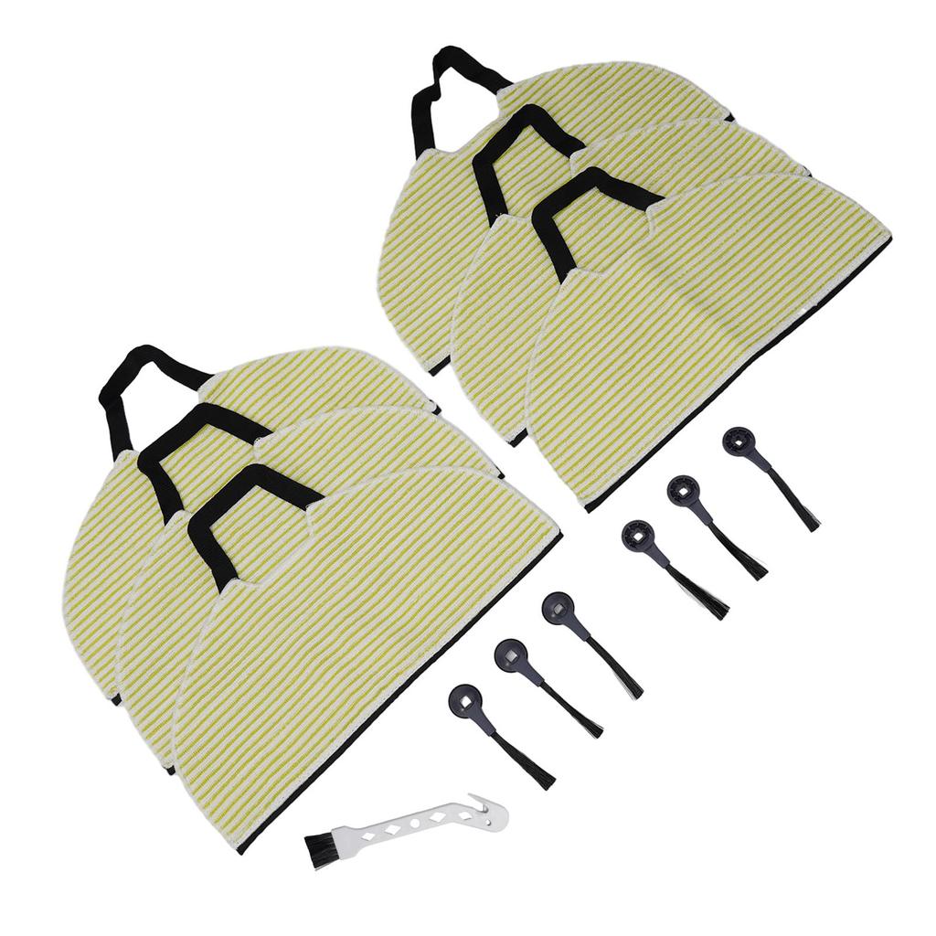 Microfiber Pad Rags With Side Brush For Shark AV2610WA RV2610WA RV2620WD RV240  Vacuum Cleaner Replacement For Floor Cleaning