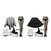 Spiders Costume Adult Cape Tights Necklace Chocker Earings Mask and Witch Hat Halloween Costume Outfit for Women