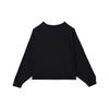 Nike Sweatshirts Women's Black Crew Neck Moderate Regular DV8019-010