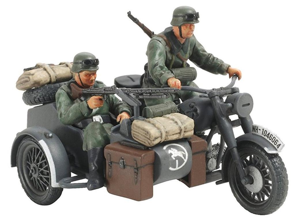 Tamiya 1/48 Military Miniature Series No. 78 German Army Sidecar Plastic Model 32578