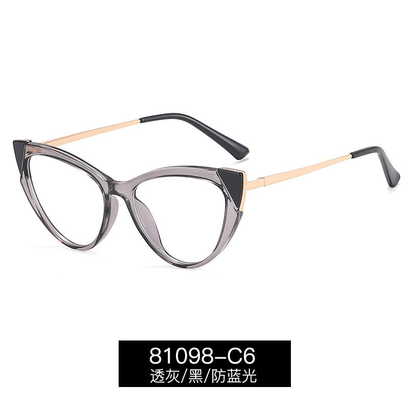 New Vintage Transparent Computer Reading Glasses Women's Eyeglass Frames TR90 Anti Blue Light Magnifying Glasses Presbyopia