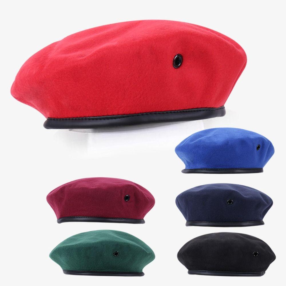Adjustable Berets Hat Autumn and Winter Painter Cap Unisex Uniform Cap Women Men