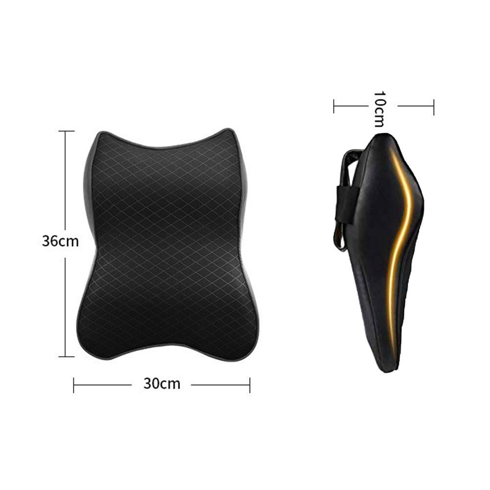 2020 Car Neck Pillow 3D Memory Foam Head Rest Adjustable Auto Headrest Pillow Travel Neck Cushion Support Holder Seat Pillow