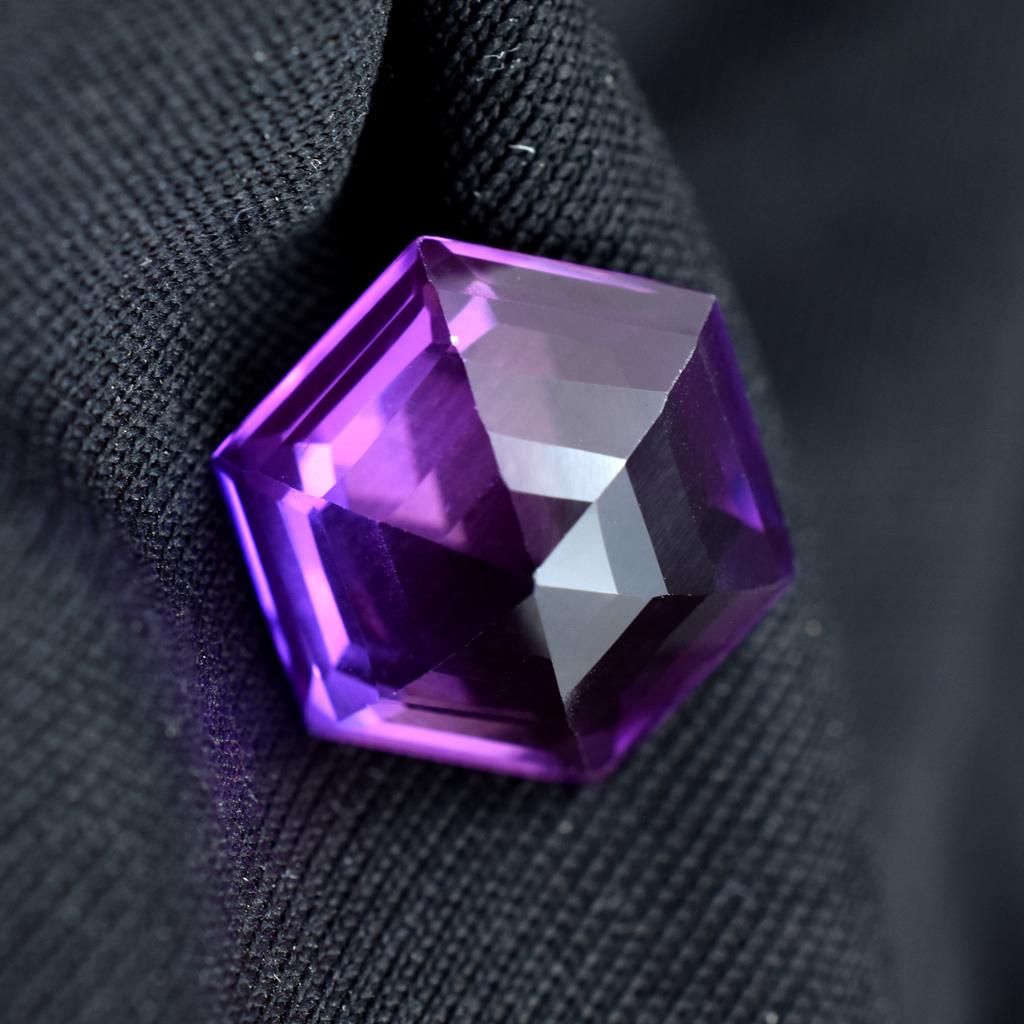 Natural Purple Tanzanite Loose Gemstone 8.80 ct Flawless Fancy Cut for Jewelry Making and Crafts
