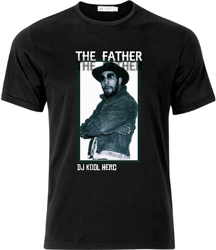 The Father DJ Kool HERC Old School Hip Hop T Shirt Black 3XL чёрный