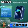 SOBO Silent Aquarium Oxygen Air Pump Fish Tank Adjustable Air Volume High Power Oxygenator Air Compressor Aerator 220v