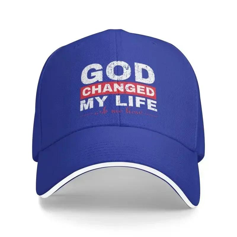 Personalized Jesus God Changed My Life Asked Me How Baseball Cap Outdoor Women Mens Adjustable Dad Hat Autumn