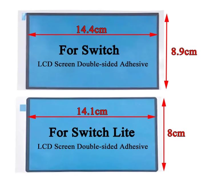 Lite LCD Panel Display Touch Panel Screen Digitizer Adhesive Tape Sticker Repair Parts Switch/Switch Double-Sided (Switch Lite)