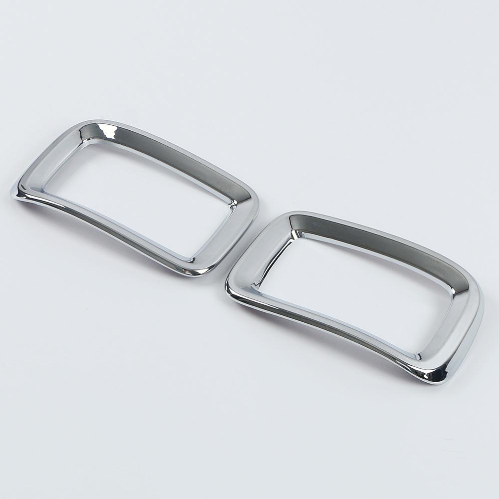 For GWM Tank 300 2024 2024 Rear Bumper Fog Light Lamp Eyelid Frame Cover Carbon Trim Glossy Black Foglight Eyebrow Car Styling