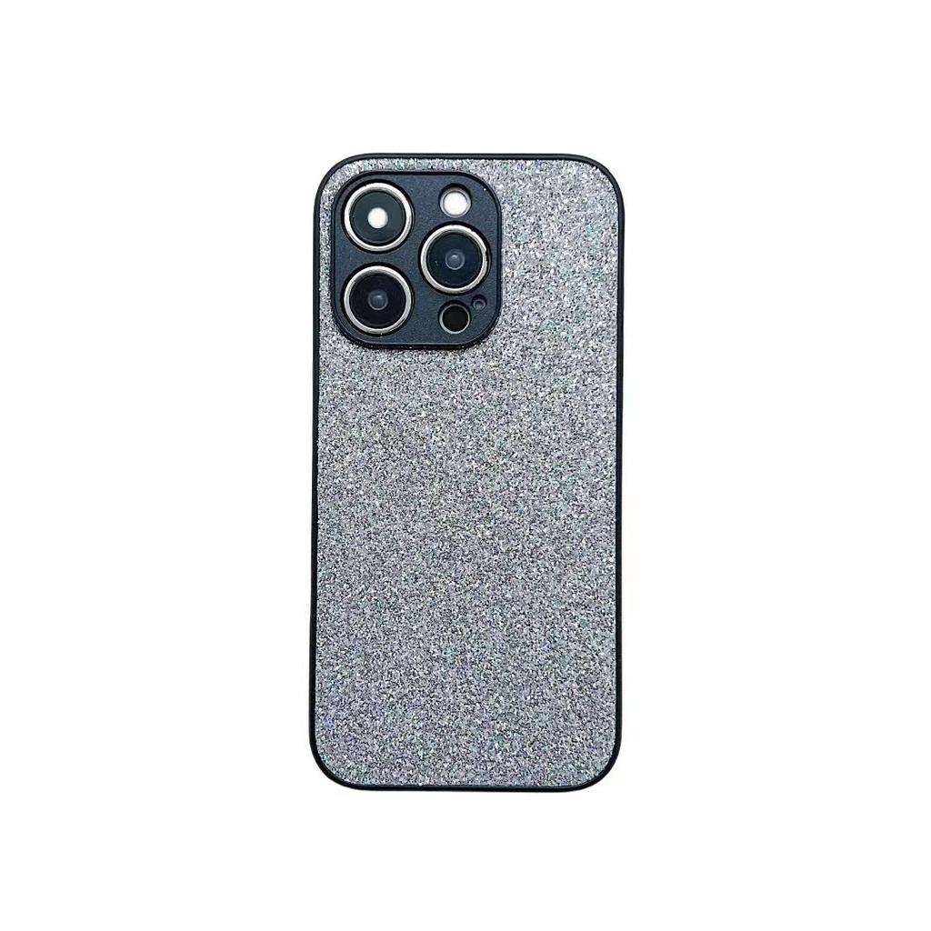 Applicable to iphone13/14Pro mobile phone case, colorful flash diamond 15ProMax fine flash all-inclusive back cover protective case