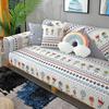 Pure Cotton Is Universal In All Seasons, Small Fresh Sofa Cushion, Non-Slip Cartoon Fabric, Modern Simple Living Room Cover, All-Inclusive Hair