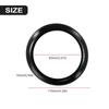 For BMW 1 Series F20/21 11-19 Auto Parts Badge Ring Cover Black Car Accessories Replacement 110mm/4.33" Durable