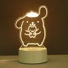Heart Love Acrylic 3D Night Light USB DIY Kids Bedroom Night Lamp for Valentine's Day Decor Christmas Wedding Cute Gifts 2023