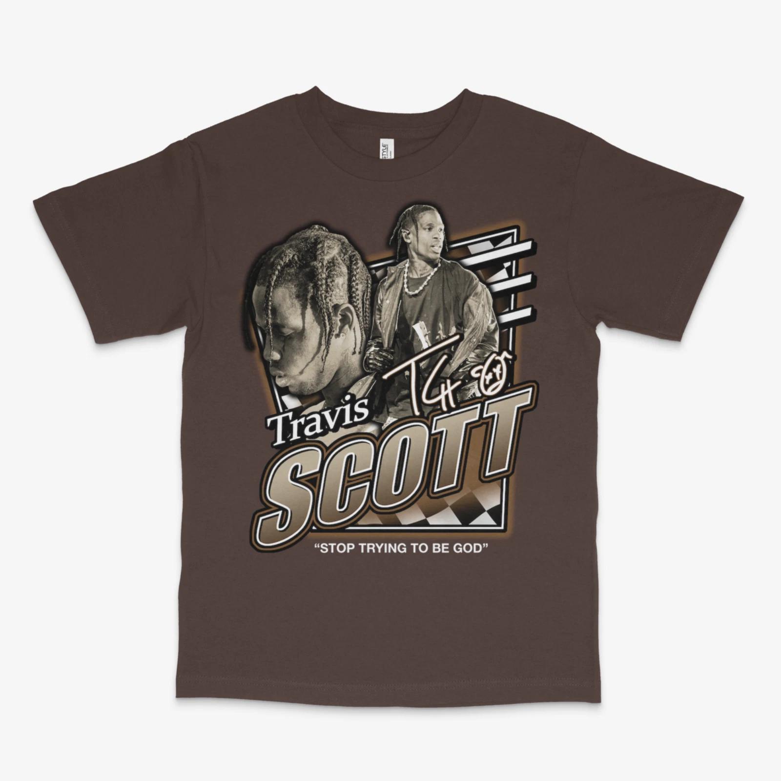 Travis Motion Chocolate Tee S