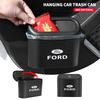 Hot New Car Trash Bin Hanging Vehicle Garbage Dust Case Storage Box For Ford Focus ST Ranger Mondeo Kugo Ecosport Fiesta Kuga Fu