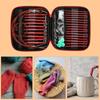 Crochet Hooks, Knitting Hooks, Circular Knitting Hooks, Interchangeable, with Storage Handbag, Rust-Resistant, Craft Supplies, Textile, Handmade Tools