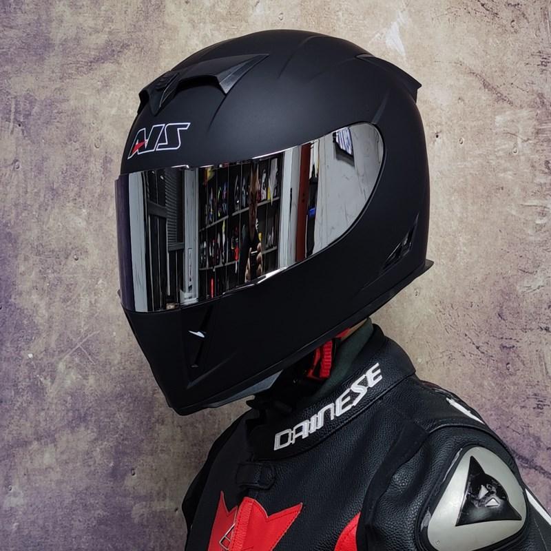 AIS Motorcycle Helmet Cool Modular Moto Helmet With Inner Sun Visor Safety Double Lens Racing Full Face the Helmet Moto Helmet