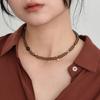 Odds&ends Smoky Stone Necklace 6mm