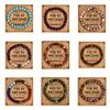 Secure Closure Comfort Fit Mixed Material Handmade Bracelet with Accompanying Sentiment Card