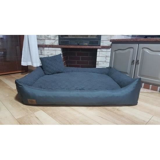 Lit pour chien - VIKING CHOICE - 120x90 cm - Imperméable - Lavable - Cuir artificiel