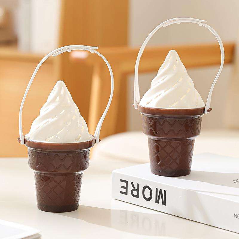 Ice Creace-shaped Desiccant Dehumidification Box Aromatherapy Deodorizing and Moisture-absorbing Box