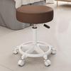 Beauty Rotating Stool with Backrest - Makeup/Barber/Dressing Table Chair with Casters