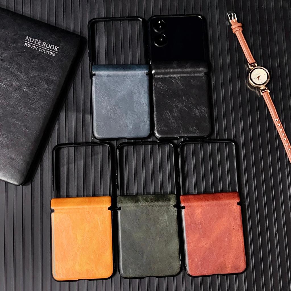 Applicable To Xiaomi MIXFlip Mobile Phone Case MIXFlip1 Crazy Horse Pattern Magicvflip1 Magnetic Attraction One-piece Central Axis Tide